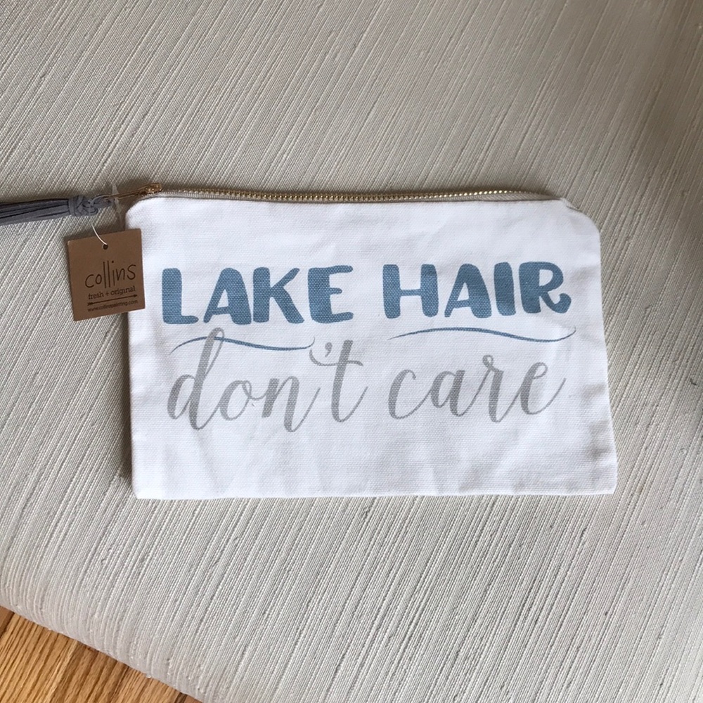 NWT 🤷‍♀️ Lake Hair Don’t Care clutch.  9” by 5.5”
